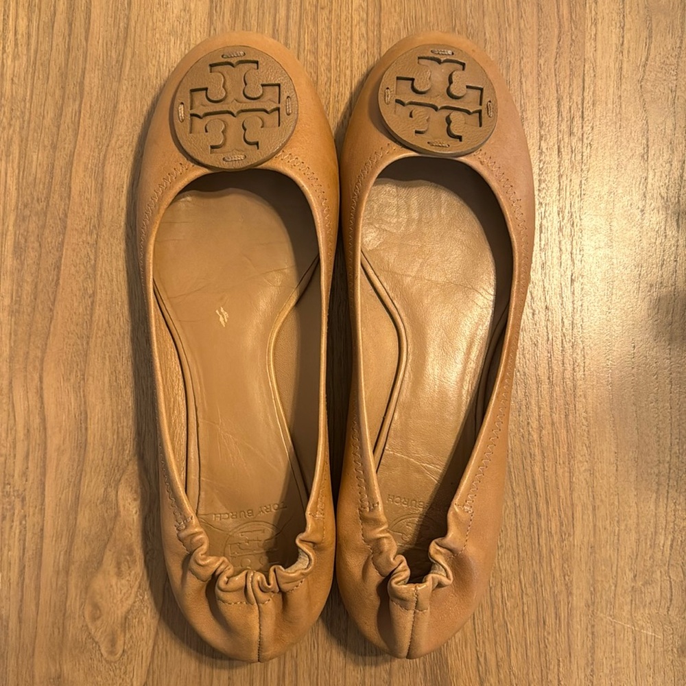 Tory Burch Ballet Flats Size 11 Brown/Tan